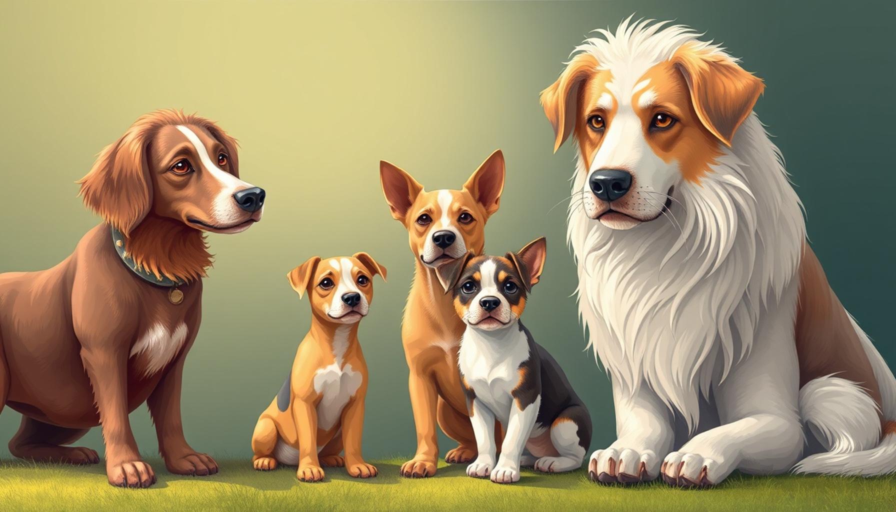 Comparison between small and large dog breeds: characteristics, care, and suitability for family lifestyle